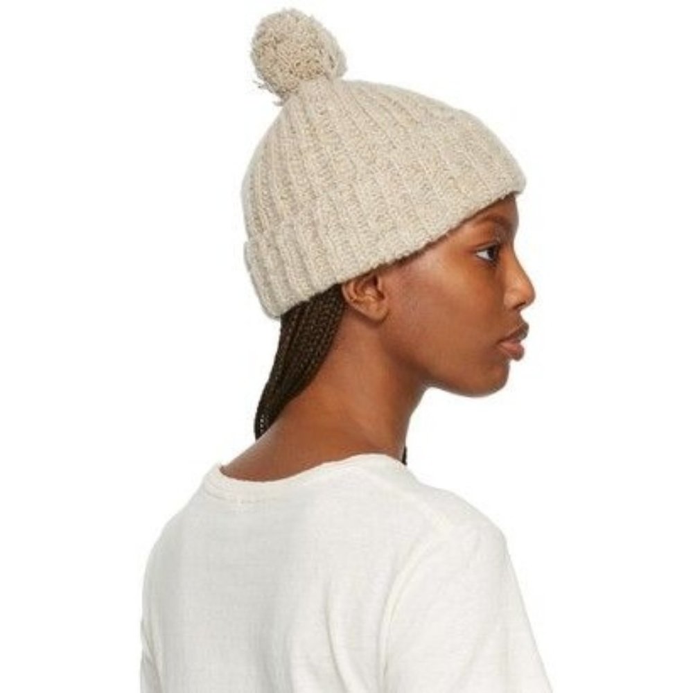 *NEW RE/DONE UNISEX POM POM BEANIE